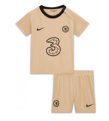 Chelsea babykläder Tredje Tröja barn 2022-23 Korta ärmar (+ Korta byxor)